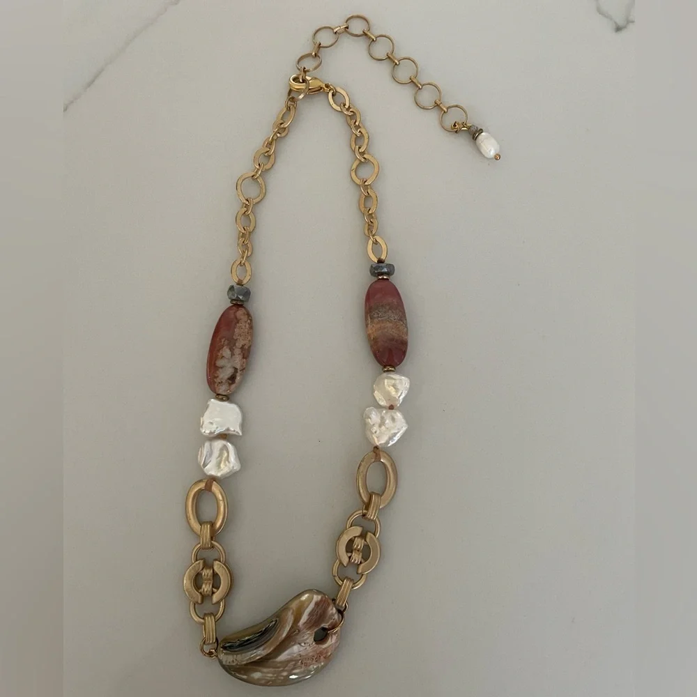 Chan Luu Abalone and Pearl Necklace - Picture 5 of 9